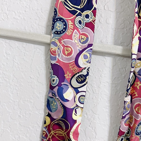 Coach Poppy Bag Scarf - Picture 2 of 2